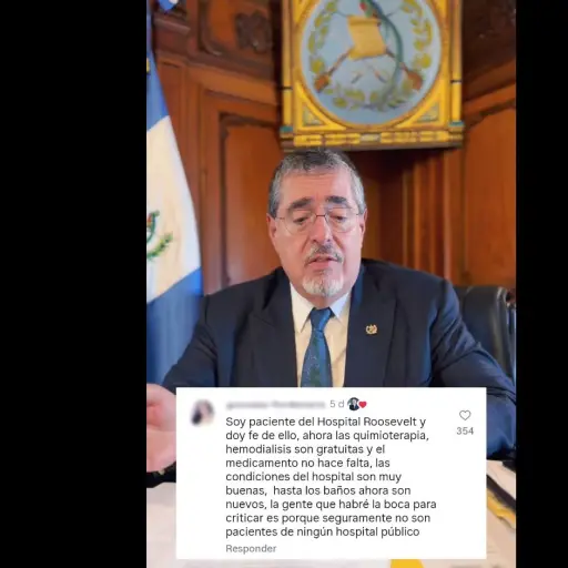 El presidente, Bernardo Arévalo publicó un mensaje en el que se refirió a las acciones emprendidas por el MP contra el Ministerio de Salud. ,Captura de pantalla