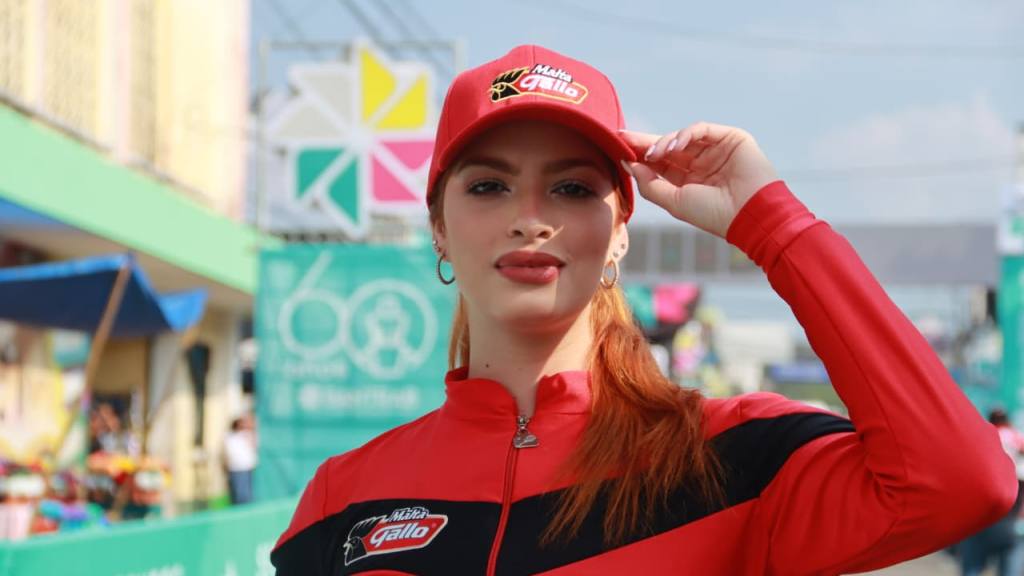 Sara Chaverra, modelo de Vuelta a Guatemala 2025  | Alex Meoño
