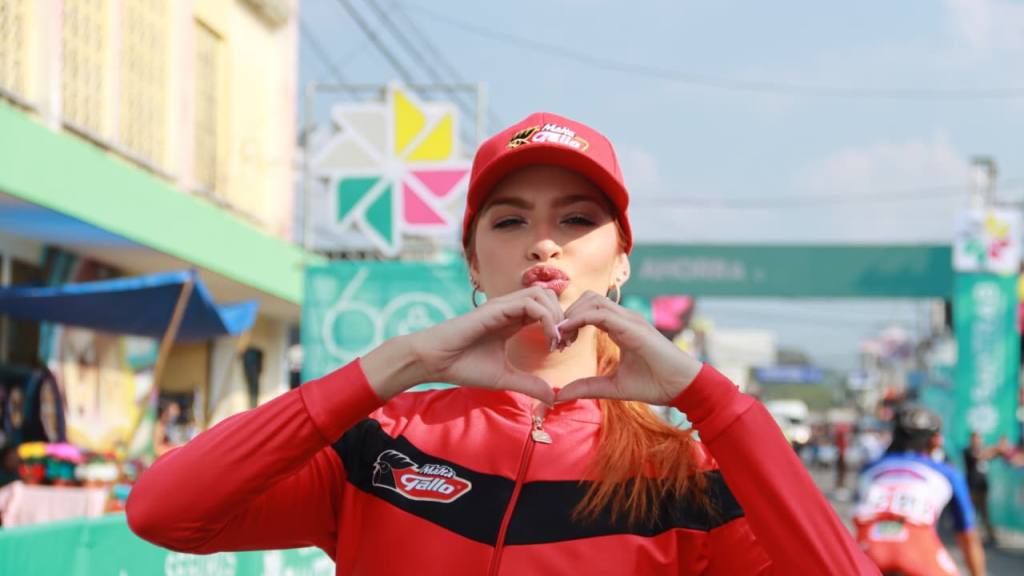 Sara Chaverra, modelo de Vuelta a Guatemala 2025  | Alex Meoño