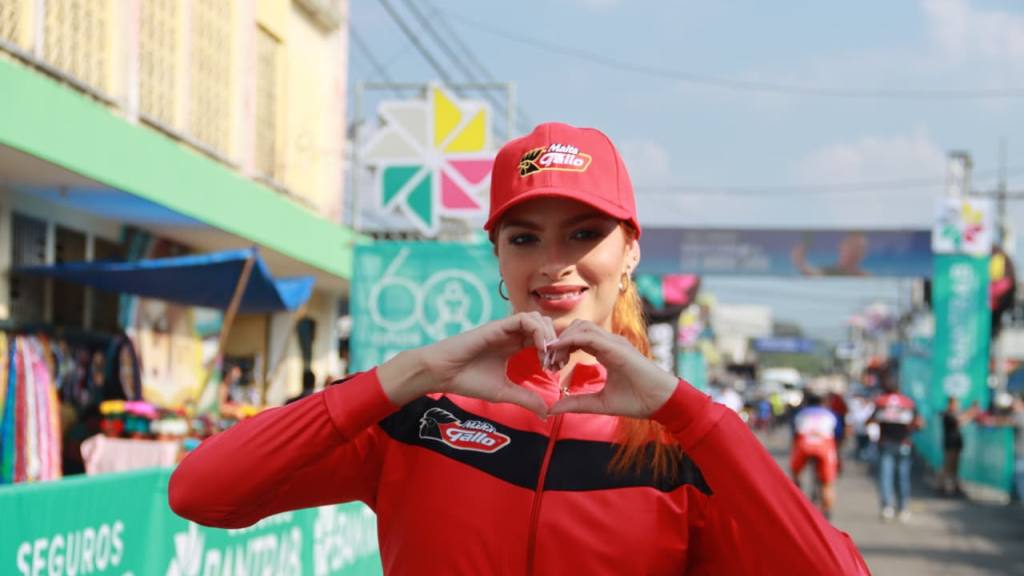 Sara Chaverra, modelo de Vuelta a Guatemala 2025  | Alex Meoño