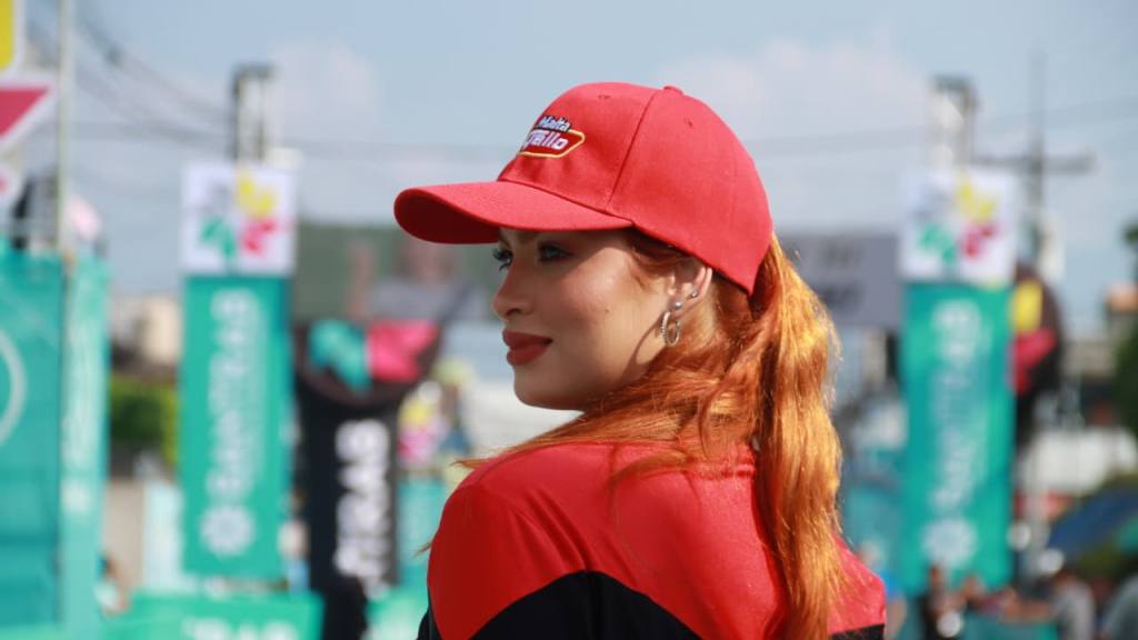 Sara Chaverra, modelo de Vuelta a Guatemala 2025  | Alex Meoño