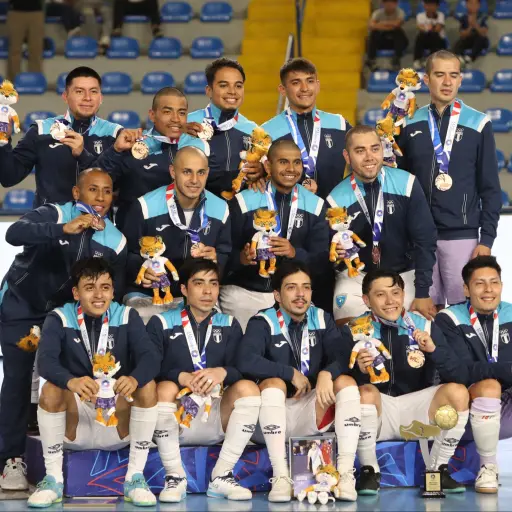 La selección de futsal de Guatemala se quedó con el bronce