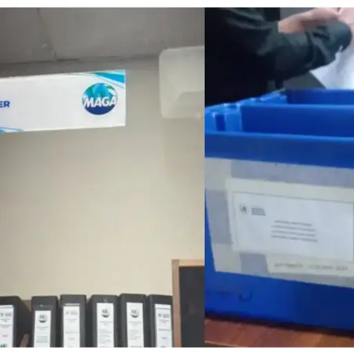 Operativo en el Ministerio de Agricultura por investigación relacionada con anomalías en compra de fertilizantes. ,