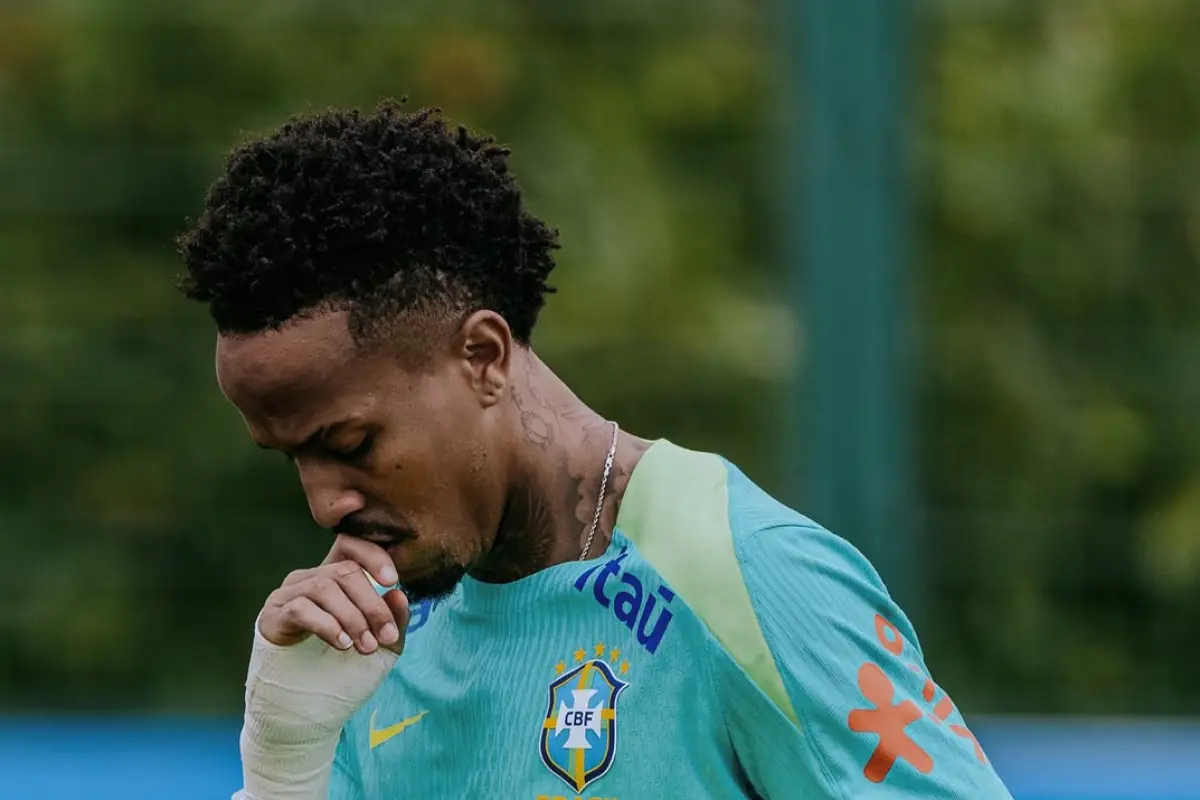 Eder Militao en la concentración con la selección brasileña - instagram @edermilitao