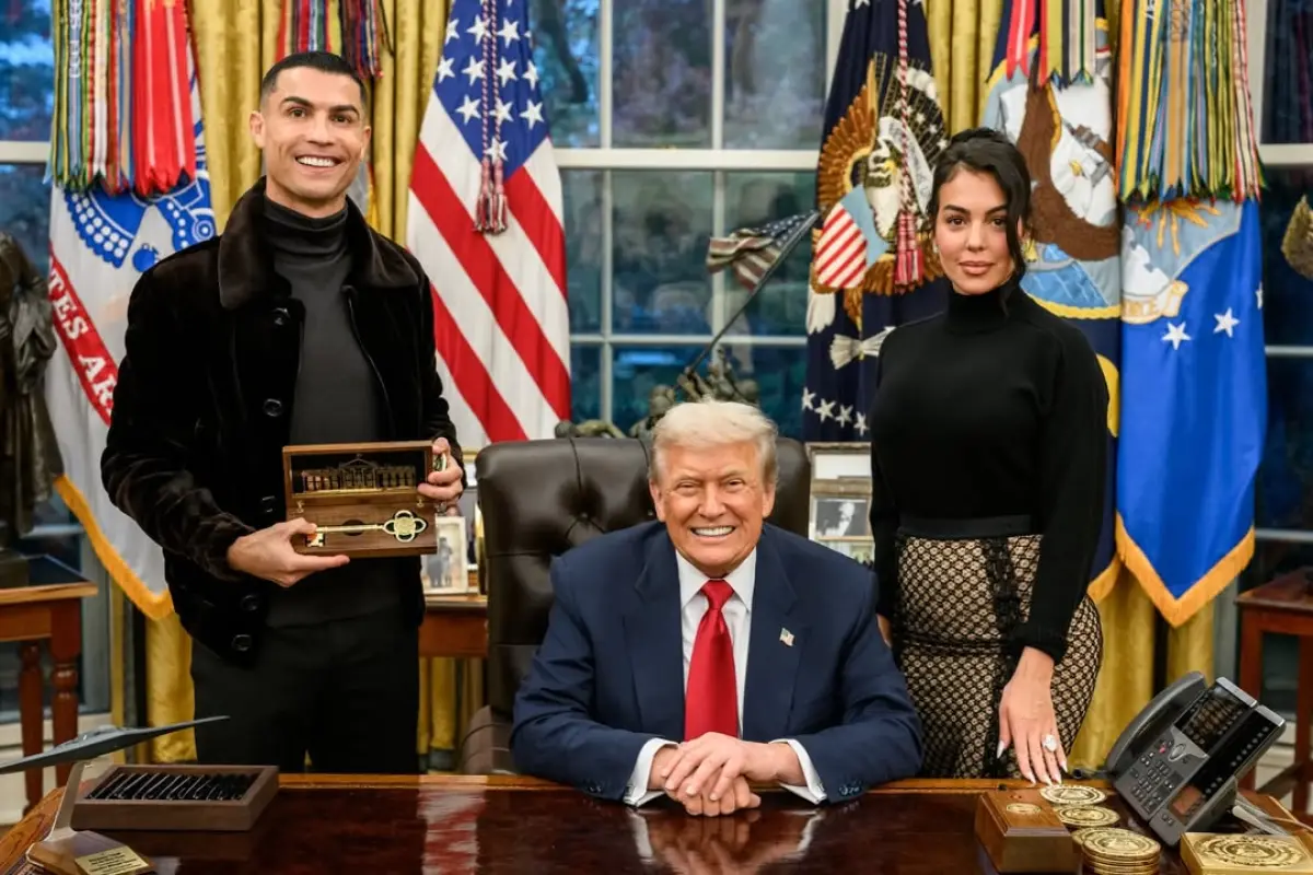 Visita de Cristiano Ronaldo a Washington donde convivió con Donald Trump - instagram @cristiano