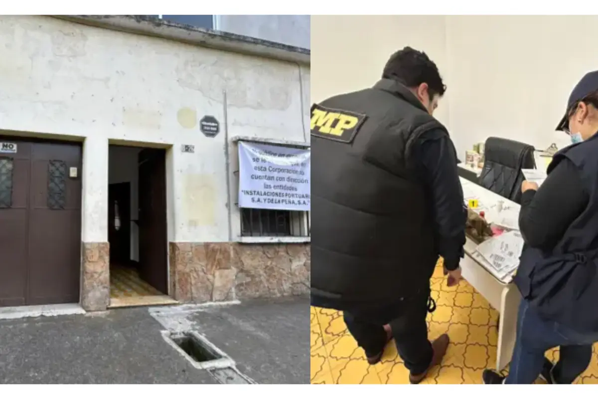 La Fiscalía contra la Corrupción allana un inmueble en zona 2 por investigación sobre posibles anomalías relacionadas con contratistas del Estado., 