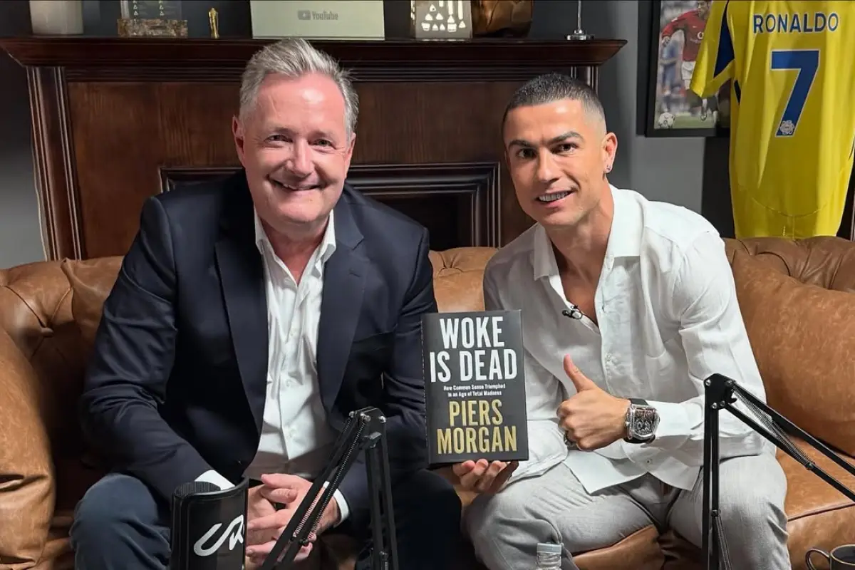 Entrevista de Piers Morgan con Cristiano Ronaldo - instagram @piersmorgan