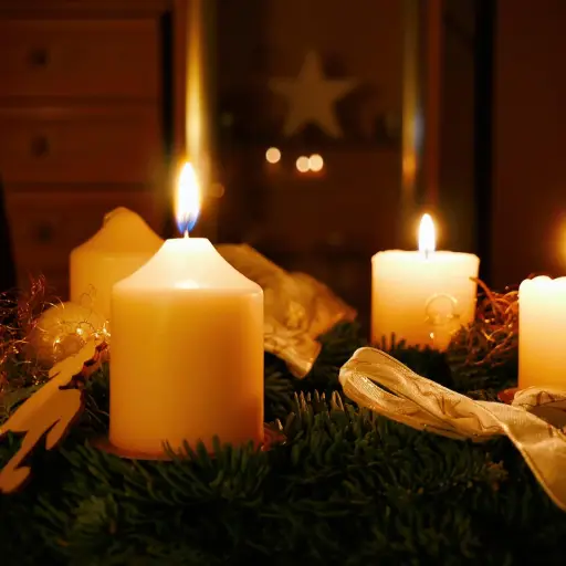 Corona de Adviento, cómo rezar ,Pixabay