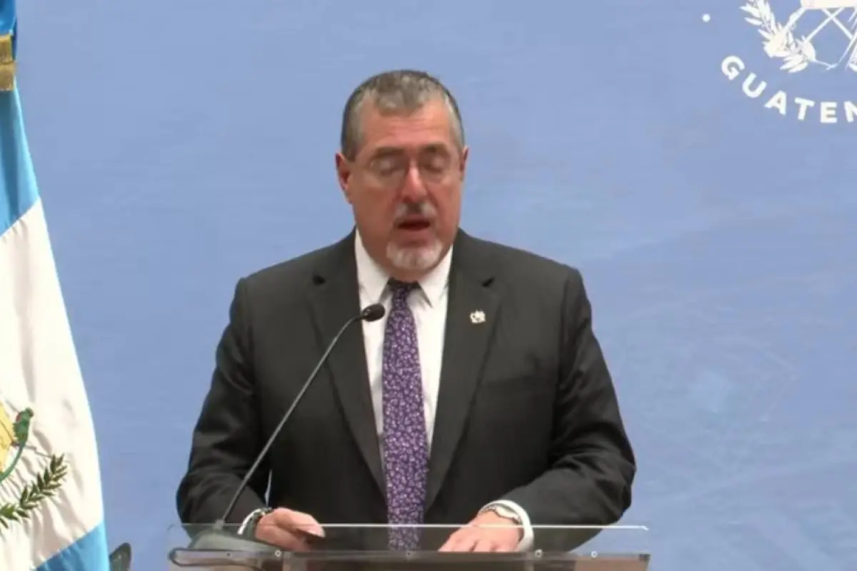 El presidente Bernardo ArÃ©valo durante la conferencia de prensa "La Ronda", el lunes 17 de noviembre., Gobierno de Guatemala