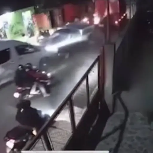 Trágico accidente en Panajachel, Sololá. ,Captura de pantalla video Facebook.