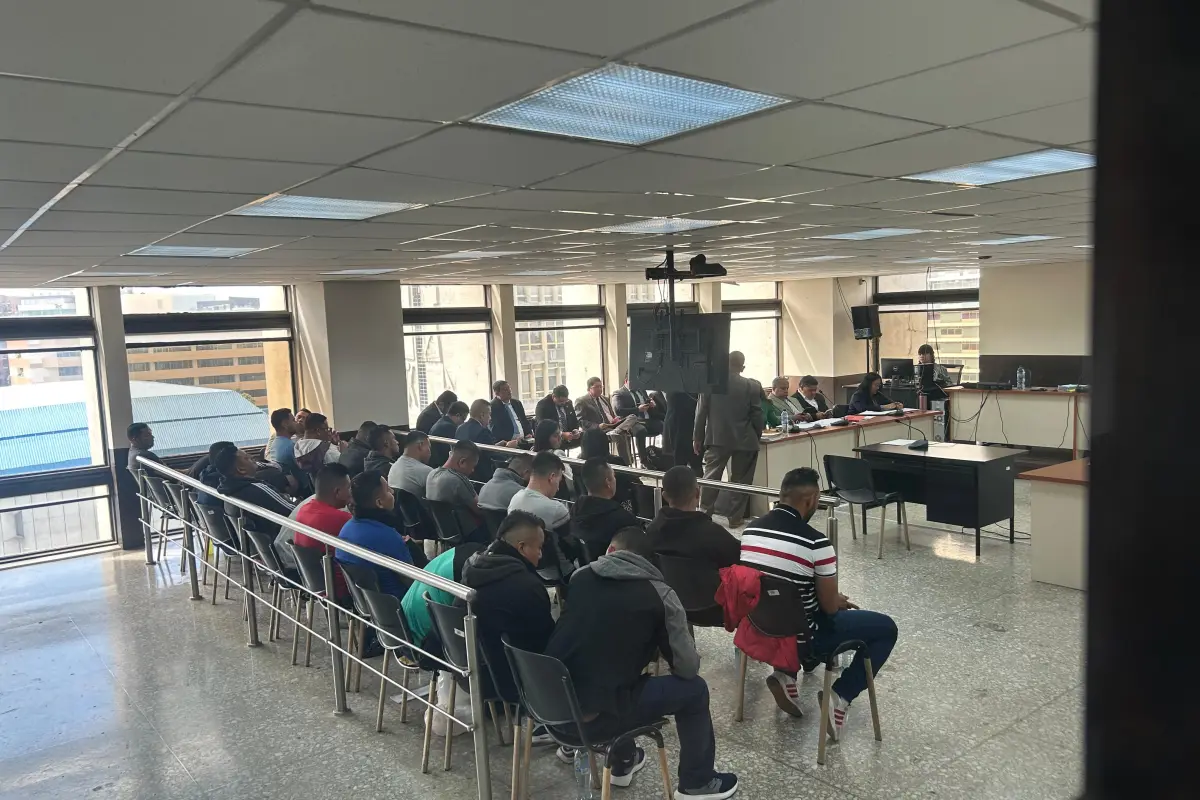 Audiencia de primera declaración de los 24 guardias del Sistema Penitenciario vinculados a la fuga masiva de reos de Fraijanes II., Omar Solís/Emisoras Unidas