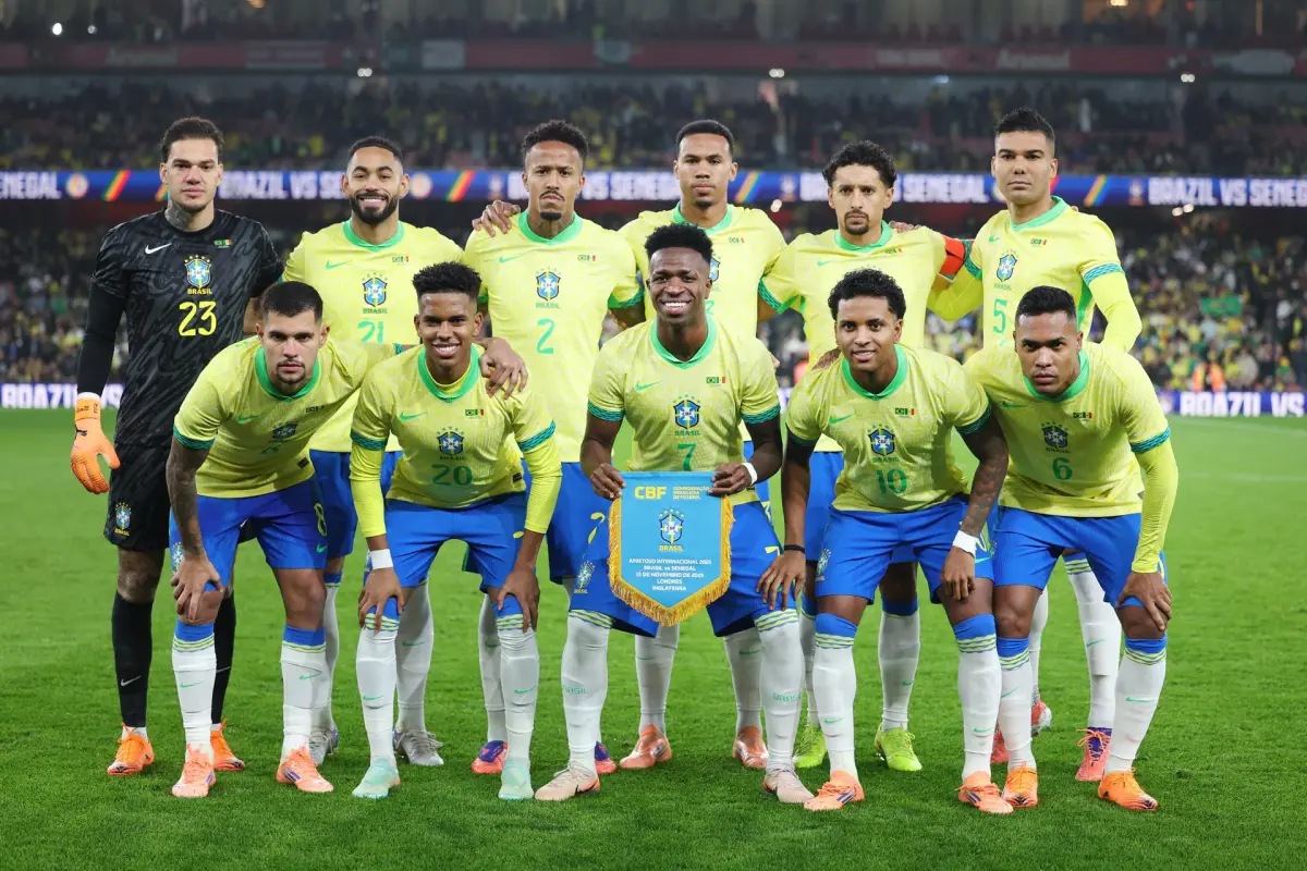 Once de Brasil ante Senegal - EFE