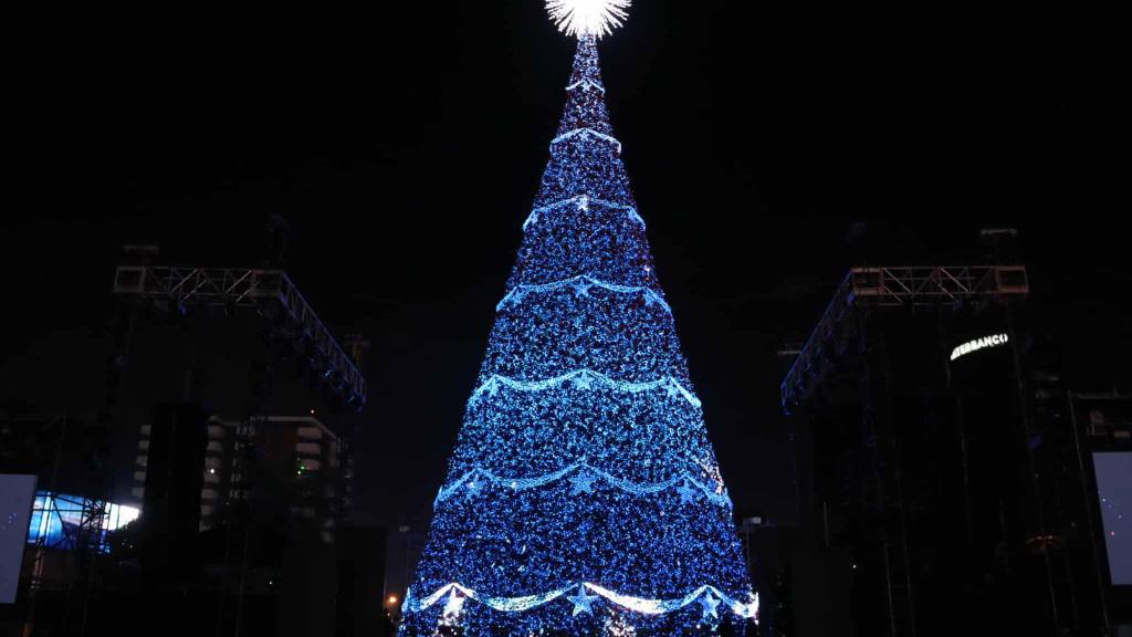Inauguración del Árbol Gallo enciende la época navideña 2025 | Álex Meoño