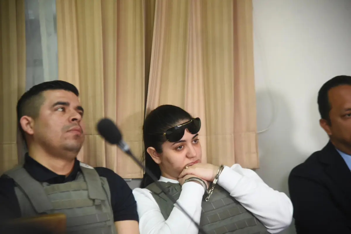 María Fernanda Bonilla y José Luis Marroquín, implicados en el crimen contra Melisa Palacios, comparecen a audiencia en la Sala Primera de Apelaciones de Mayor Riesgo el jueves 13 de noviembre., Omar Solís/Emisoras Unidas