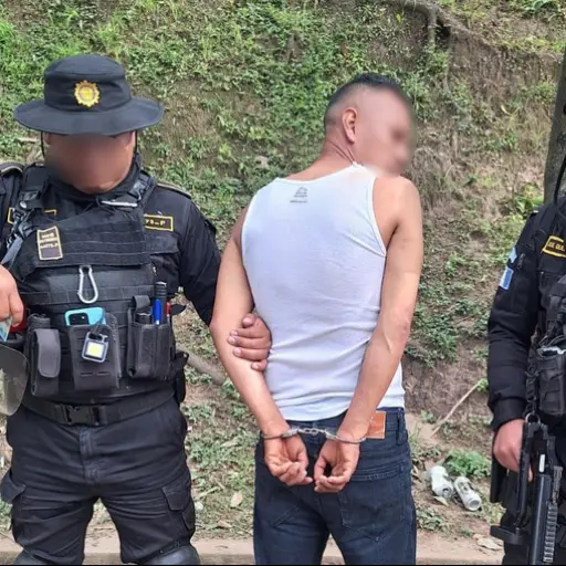 El sospechoso fue localizado en la parte trasera de la plaza Mariachis, previo al encuentro Guatemala - Panamá. ,PNC