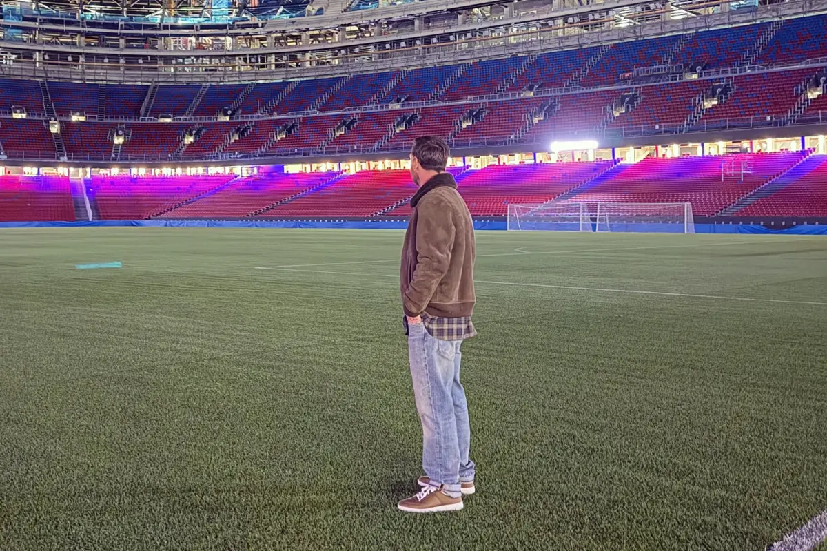 Messi pisa de nuevo el césped del Spotify Camp Nou - instagram @leomessi