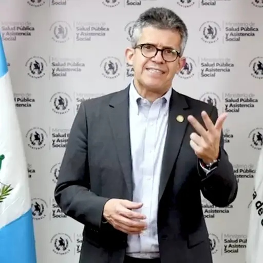 Ministro de Salud, Joaquín Barnoya.  ,Captura de pantalla