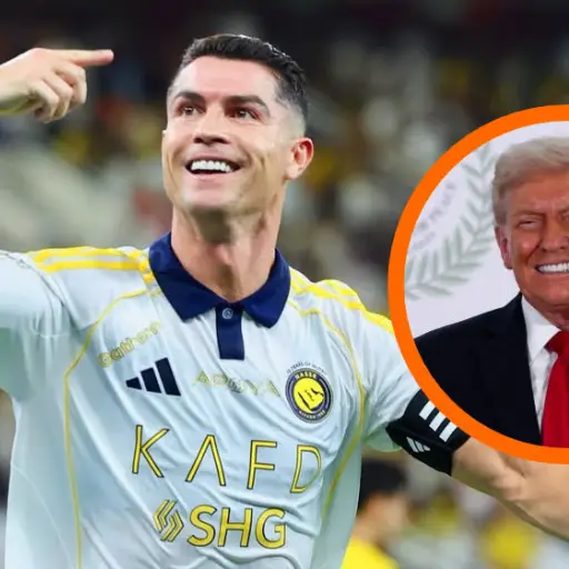 Reunión entre Cristiano Ronaldo y Donald Trump.  ,Redes sociales.