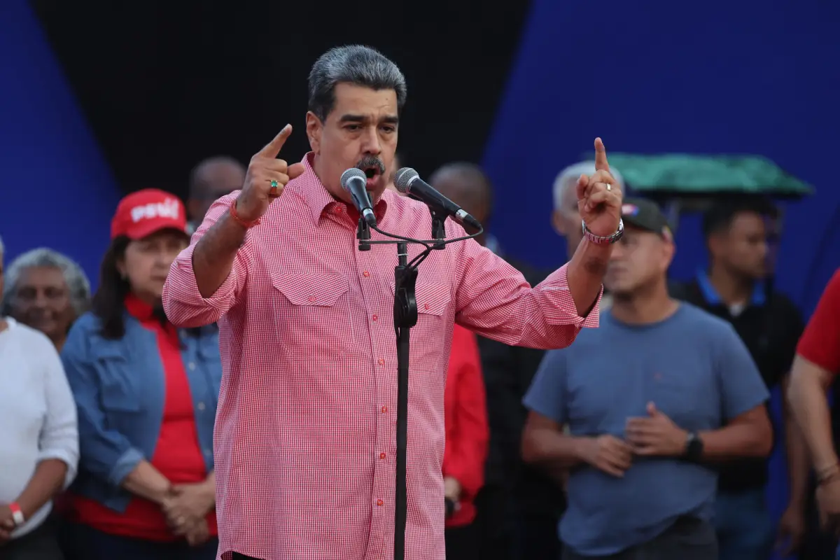 Nicolás Maduro, presidente de Venezuela, EFE