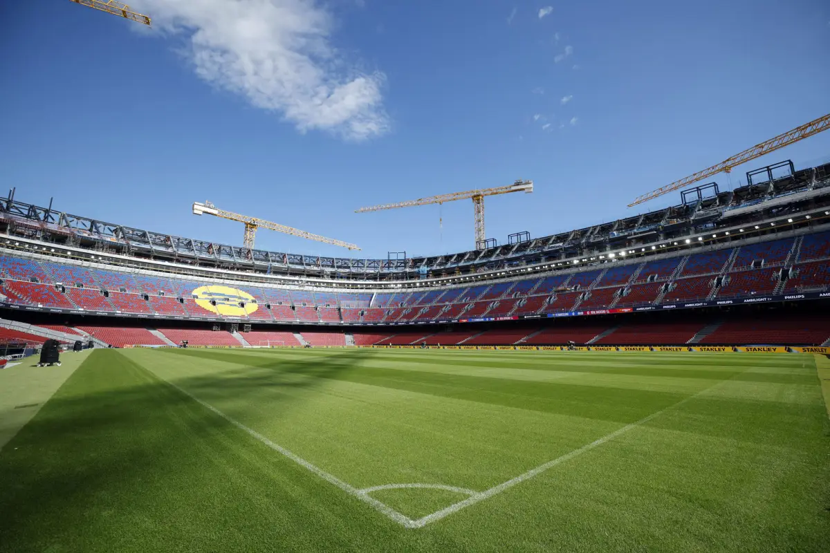 Spotify Camp Noy, estadio del FC Barcelona en obras - EFE