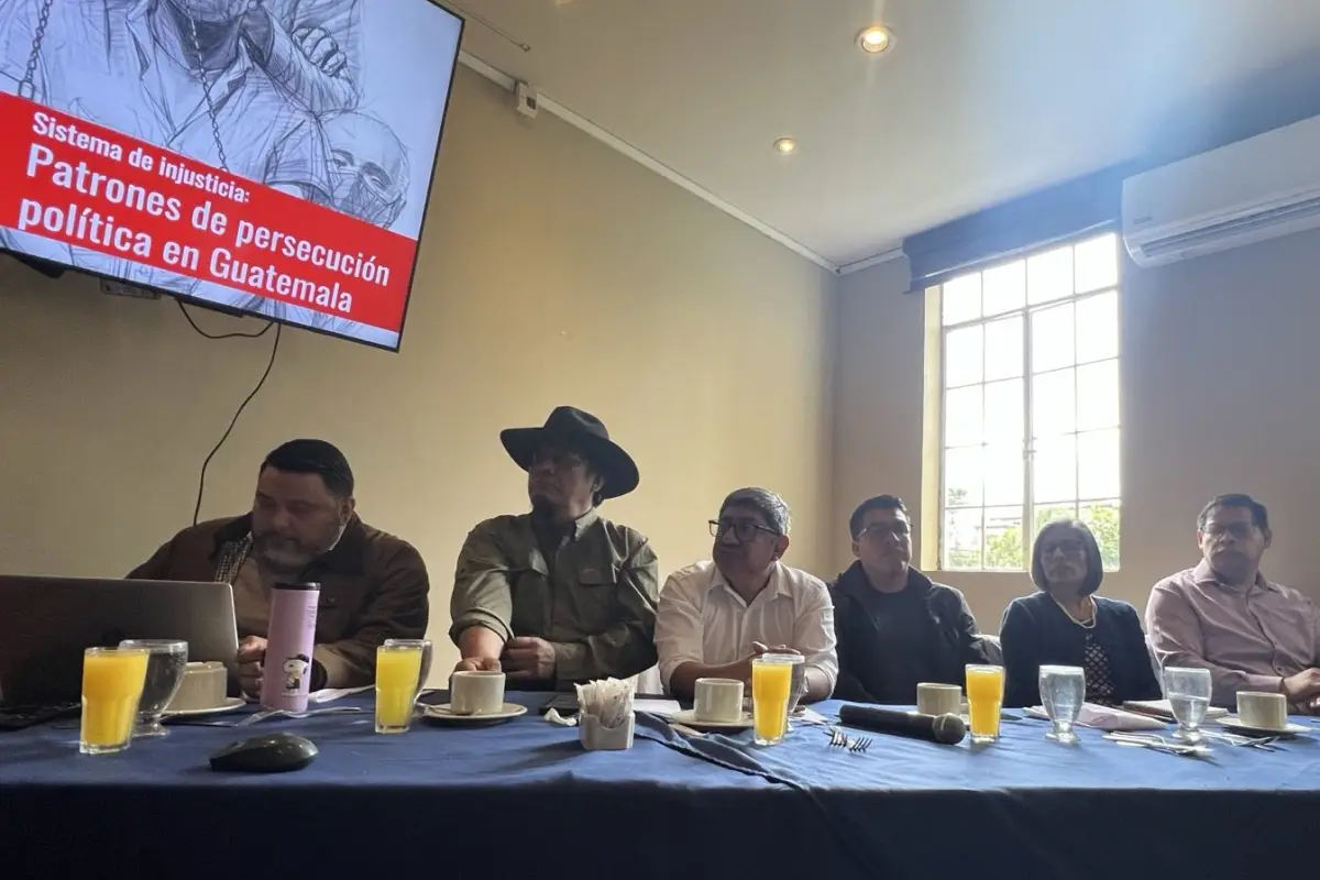 Lanzamiento de la Plataforma Guatemala contra la Persecución Política., Cristosal