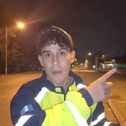 Tiktoker denunciado por la MuniGuate. ,Captura de pantalla video TikTok.