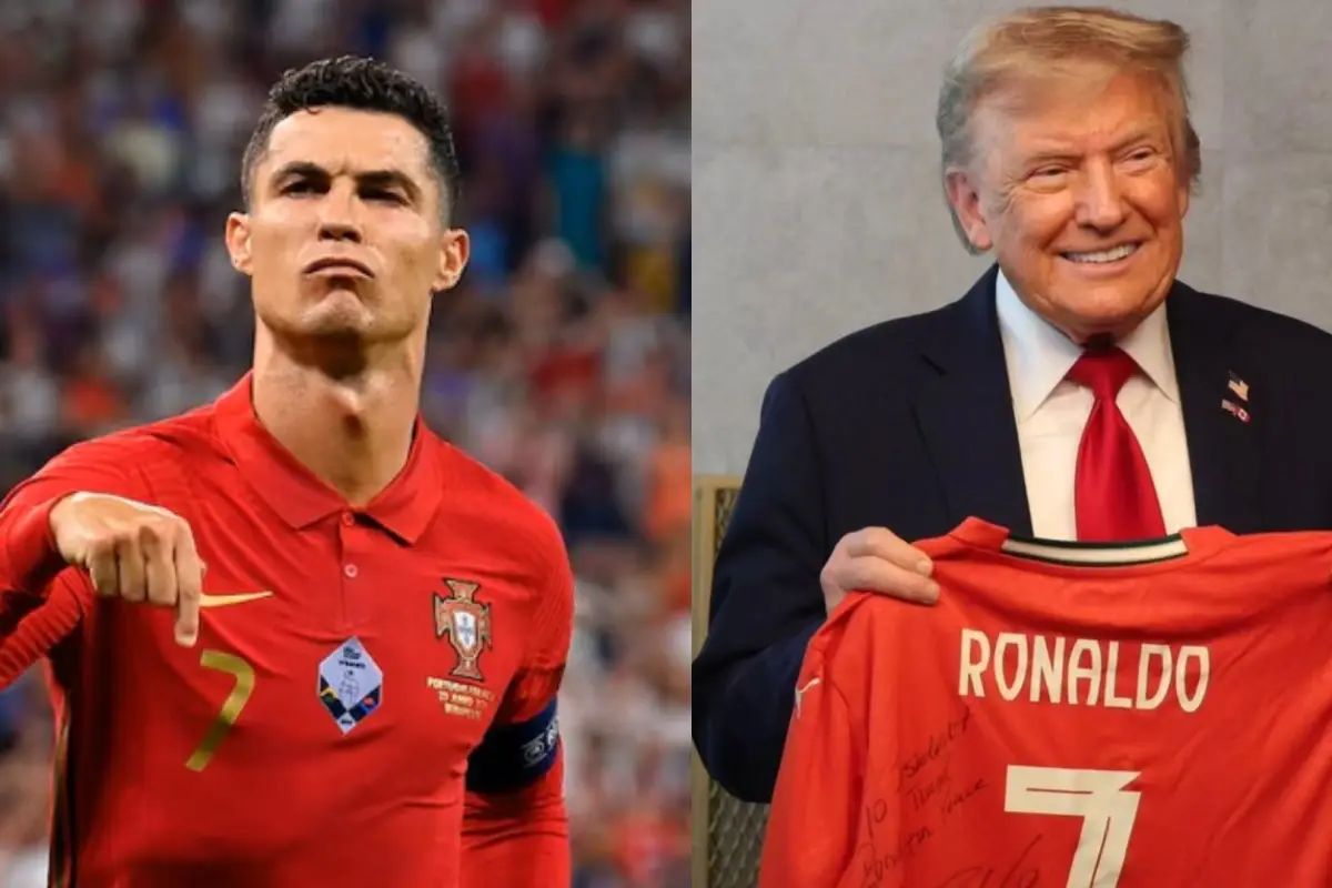 Cristiano Ronaldo brindó una entrevista donde habló de Donald Trump