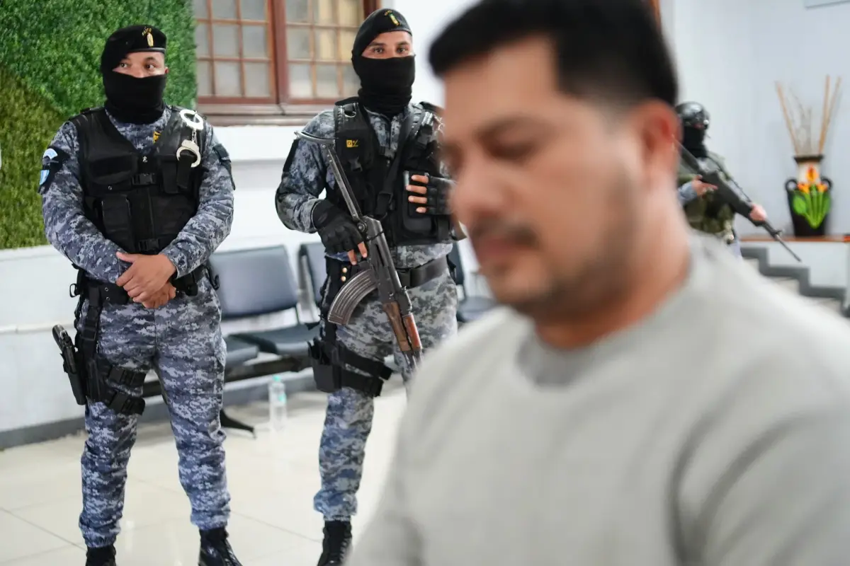 Luis Osorio, alias “Pupusita”, es el extraditable número 21 detenido en 2025. , Foto Ministerio de Gobernación