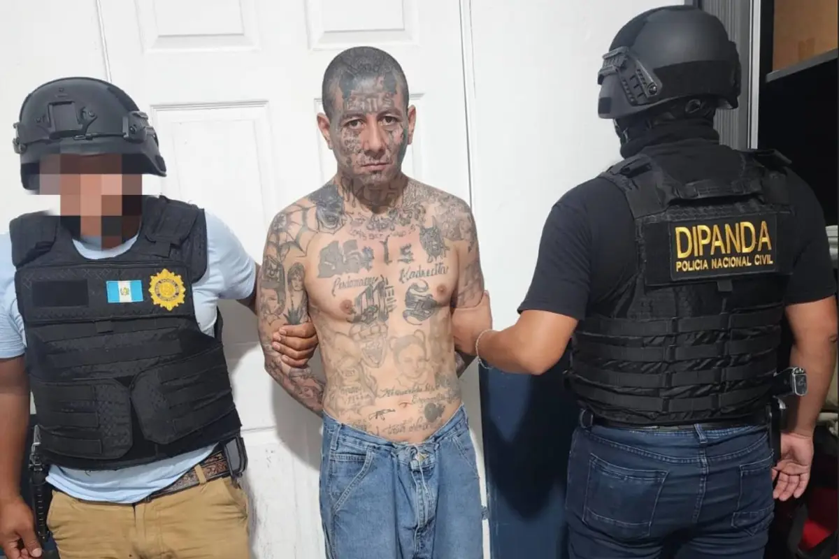 Alias “Mamachana” y alias “White” fueron detenidos en México., Foto PNC
