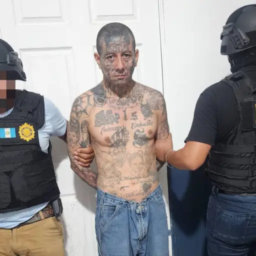 Alias Mamachana y alias White fueron detenidos en México. ,Foto PNC