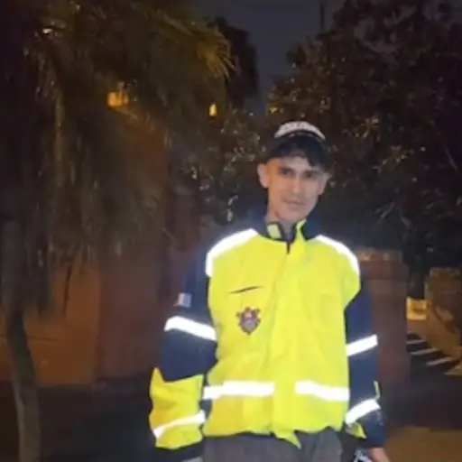 Tiktoker Etzon Sosa. ,Captura de pantalla video TikTok.