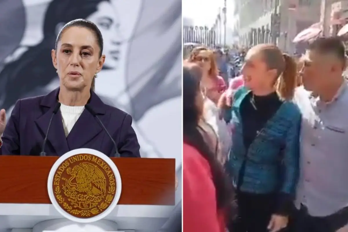 Presidenta de México denuncia a hombre que la acosó en plena calle, EFE / Captura de pantalla de la red social X