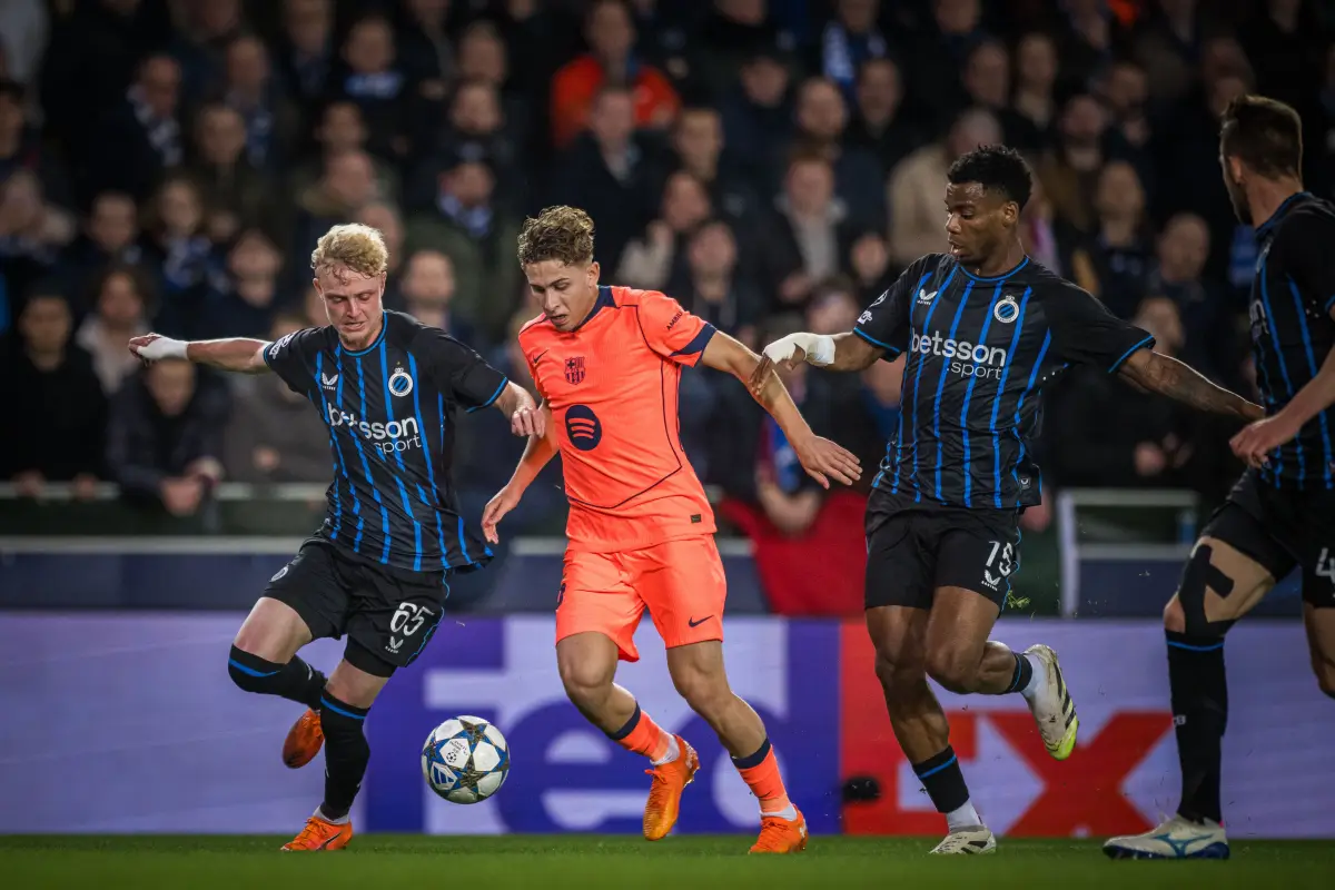 Partido entre Brujas y FC Barcelona - FC Barcelona