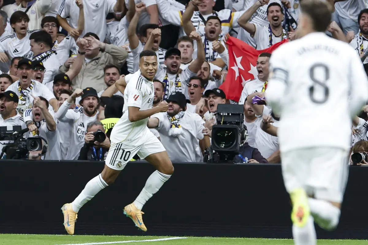 Kylian Mbappé fue importante en la victoria del Real Madrid sobre Valencia