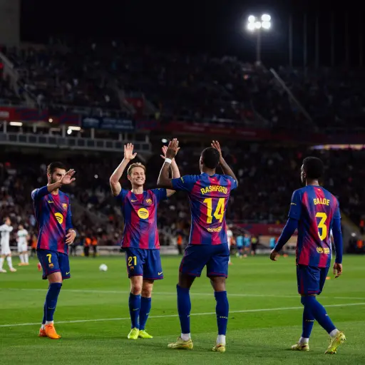 Celebración del FC Barcelona ante el Elche - FC Barcelona