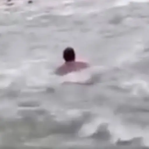 Un delincuente sufrió las graves consecuencias de sus acciones. ,Captura de pantalla video X.