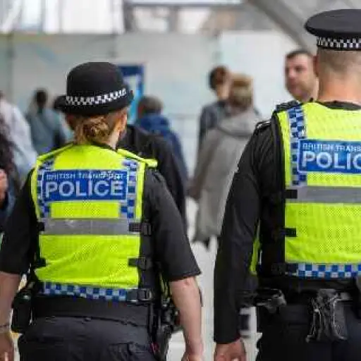 Imagen de archivo de la Policía Británica - British Transport Police