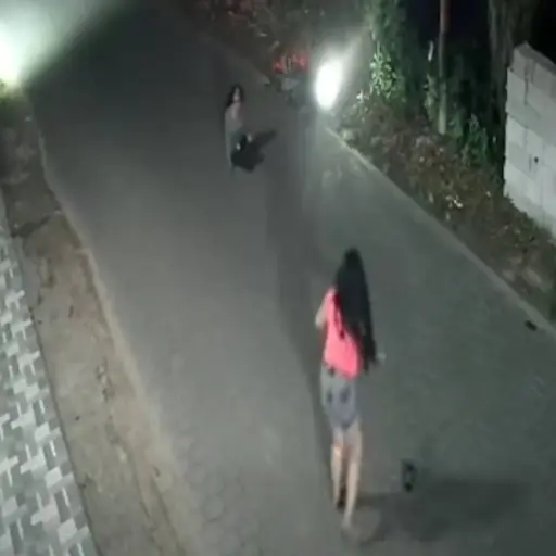 Accidente en motocicleta. ,Captura de pantalla video X.