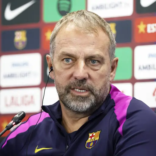 Hansi Flick, técnico del FC Barcelona - EFE