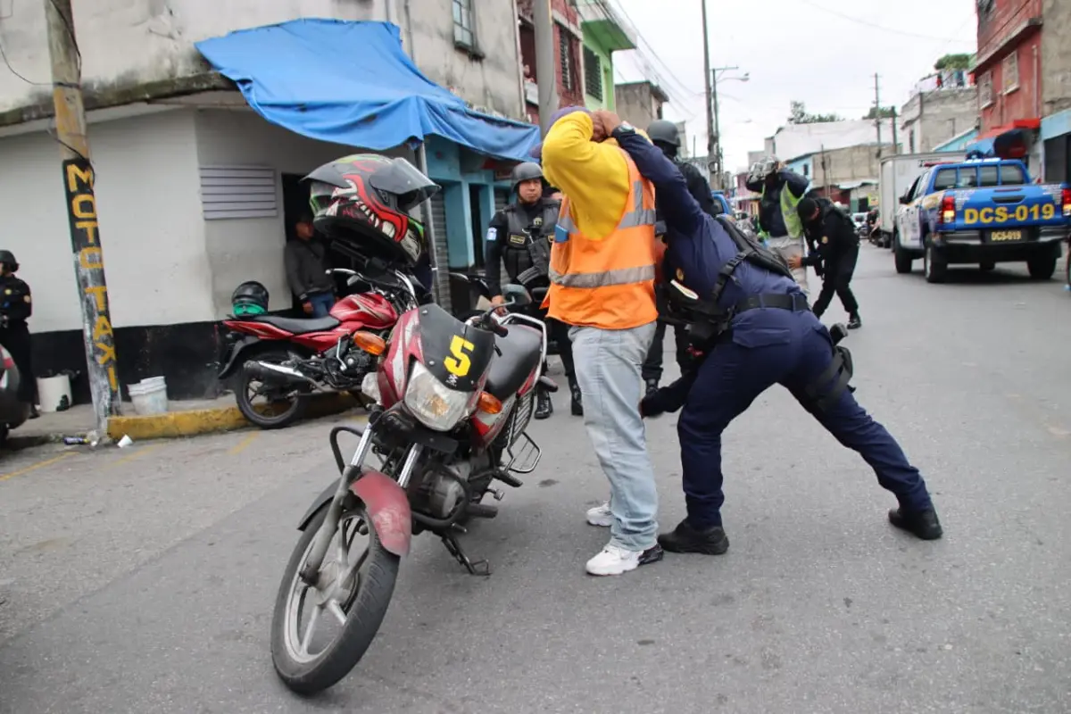 La PNC realizó protocolos de preveción del delito en la Ciudad de Guatemala., PNC de Guatemala.