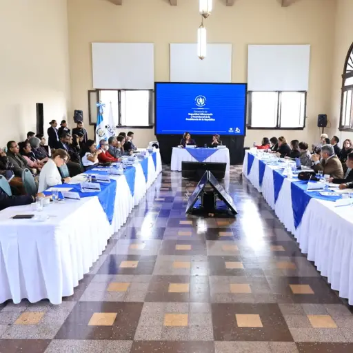 Reunión del Conasan. ,Gobierno de Guatemala.