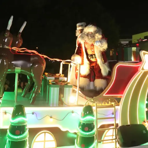 Santa Claus y la Señora Claus son los personajes más esperados por los asistentes.  ,Foto Alex Meoño