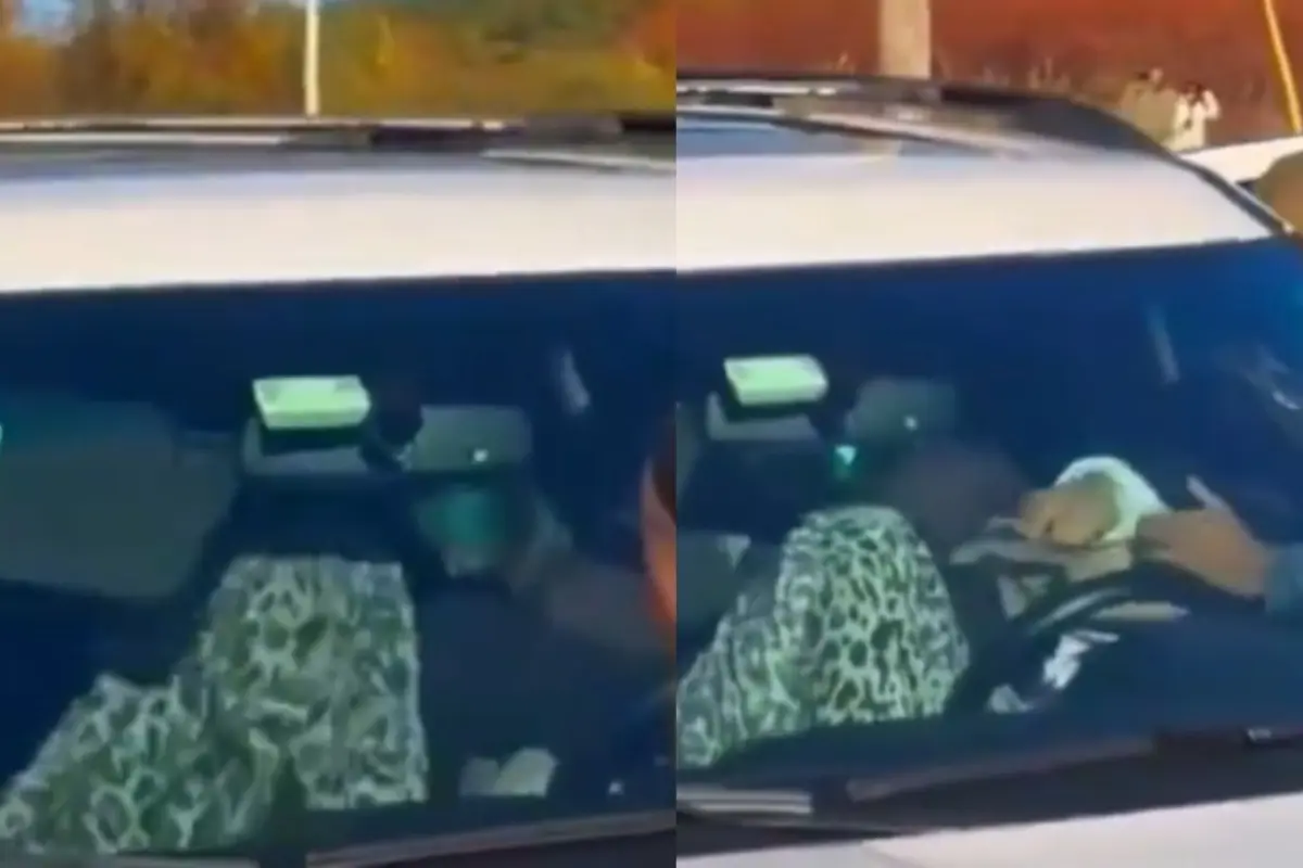 Hombre sufre convulsiones durante arresto de su familia por agentes de ICE en Massachusetts., Captura de pantalla video X.