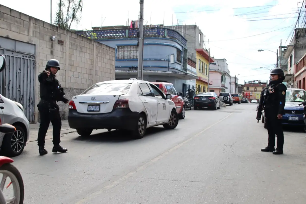 Los operativos de prevención incluyeron un proceso de identificación., PNC de Guatemala.