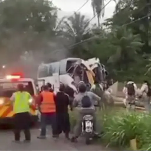 El accidente ocrrió en el sector de Agua Caliente. ,Bomberos Voluntarios.