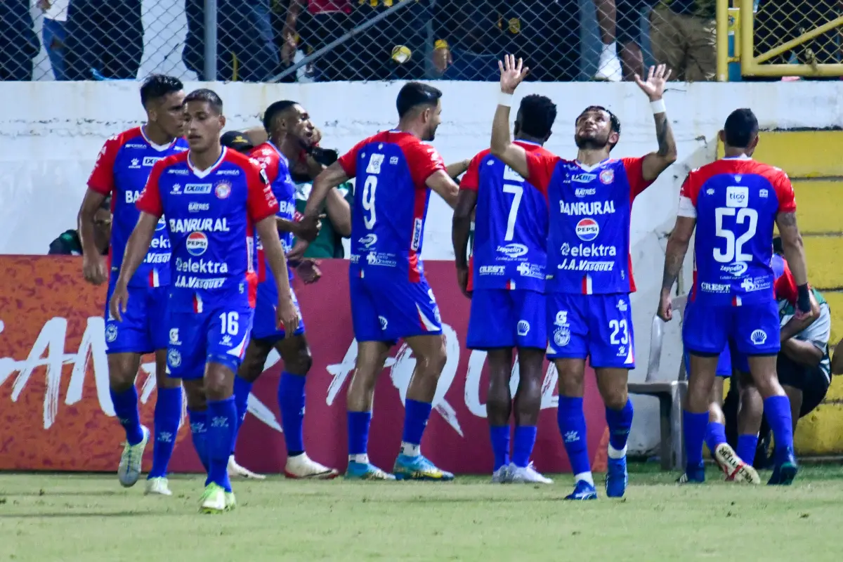 Celebración de Xelajú MC en la Copa Centroamericana - Concacaf