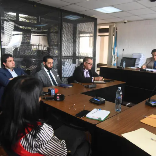 Audiencia en el Juzgado de Extinción de Dominio para resolver situación de edificio vinculado a Baldizón. ,Omar Solís/Emisoras Unidas