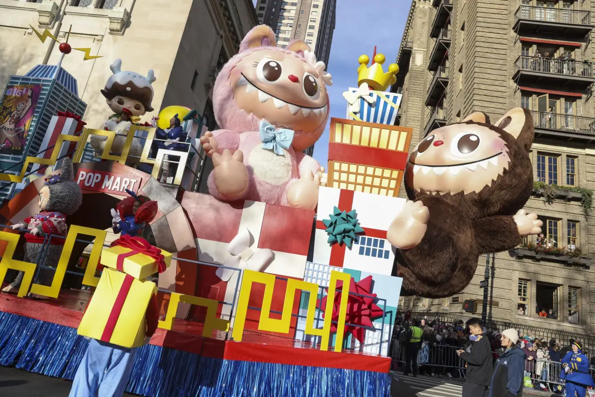 Labubus en el desfile de Acción de Gracias 20265, EFE