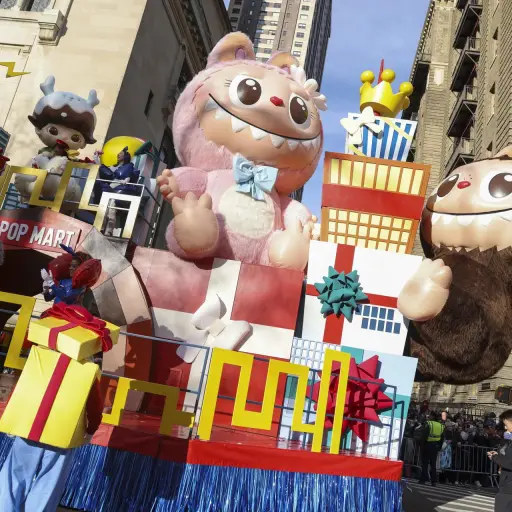 Labubus en el desfile de Acción de Gracias 20265 ,EFE