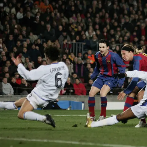 Partido entre Chelsea y Barcelona en el año 2005 - Champions League